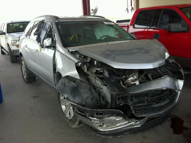 1GNKRGKD5EJ109327 - 2014 CHEVROLET TRAVERSE L SILVER photo 1