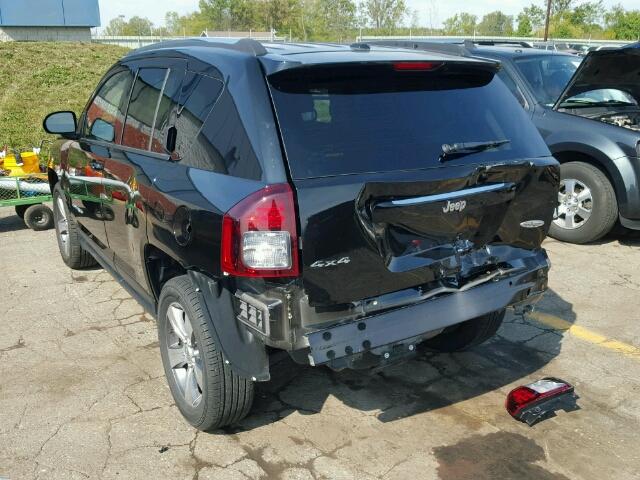 1C4NJDEB2GD814108 - 2016 JEEP COMPASS BLACK photo 3