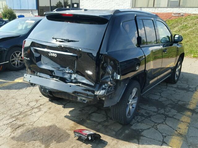 1C4NJDEB2GD814108 - 2016 JEEP COMPASS BLACK photo 4