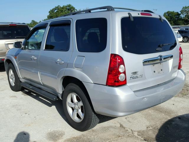 4F2YZ04115KM09728 - 2005 MAZDA TRIBUTE S SILVER photo 3