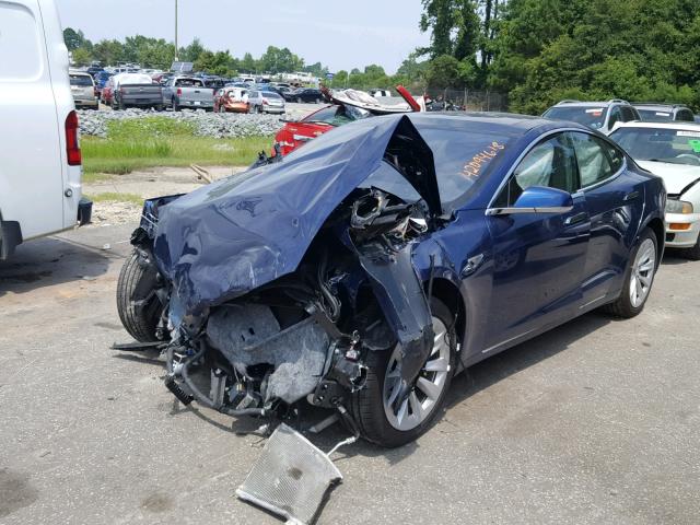 5YJSA1E28GF160502 - 2016 TESLA MODEL S BLACK photo 2