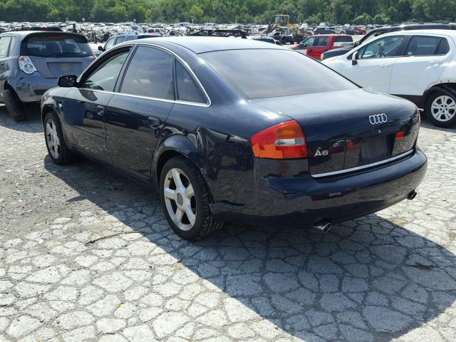 WAULT64B43N077879 - 2003 AUDI A6 3.0 QUA BLUE photo 3