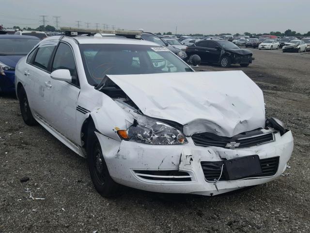 2G1WD5EM1A1239269 - 2010 CHEVROLET IMPALA POL WHITE photo 1