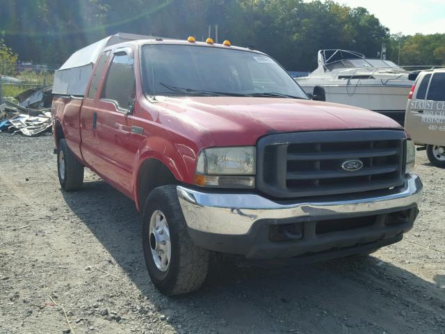 1FTNX21P04EA28768 - 2004 FORD F250 RED photo 1