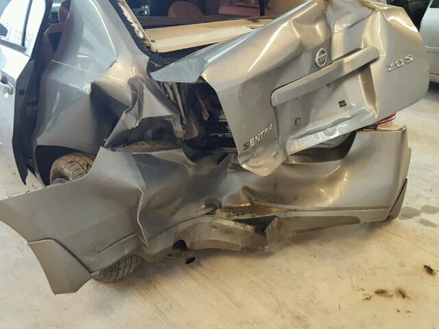 3N1AB61E47L613377 - 2007 NISSAN SENTRA 2.0 SILVER photo 9