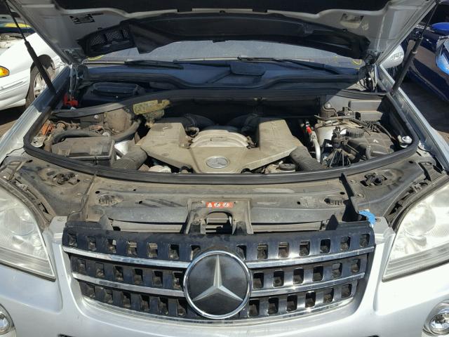 4JGBB77E77A172538 - 2007 MERCEDES-BENZ ML 63 AMG SILVER photo 7