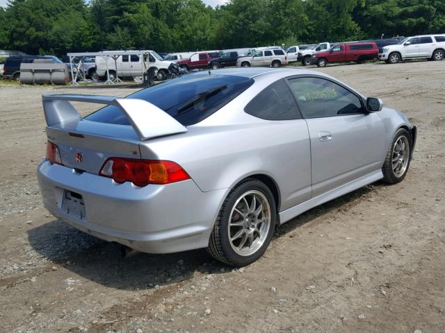 JH4DC53012C037771 - 2002 ACURA RSX TYPE-S SILVER photo 4