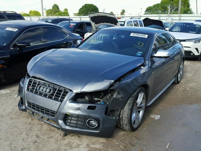 WAUVVAFR6CA027802 - 2012 AUDI S5 PRESTIG GRAY photo 2