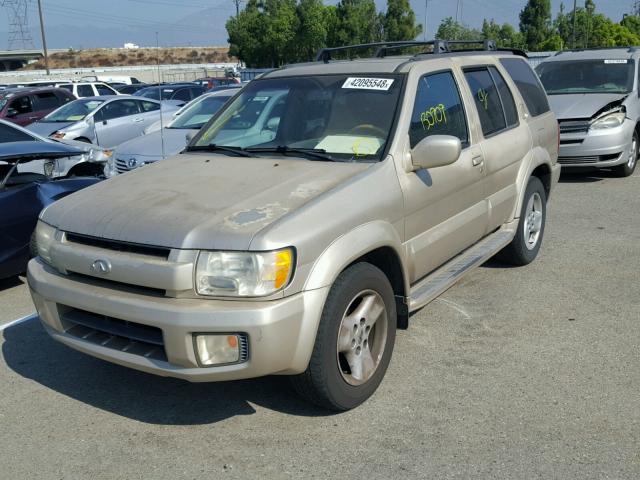 JNRDR07X61W102685 - 2001 INFINITI QX4 BEIGE photo 2