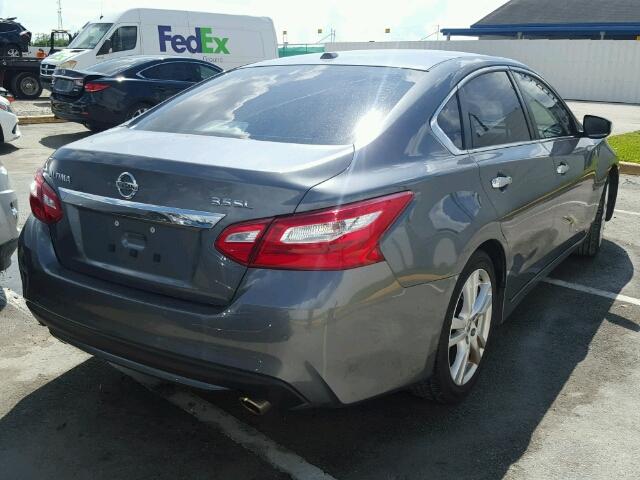 1N4BL3AP1GC134754 - 2016 NISSAN ALTIMA 3.5 GRAY photo 4