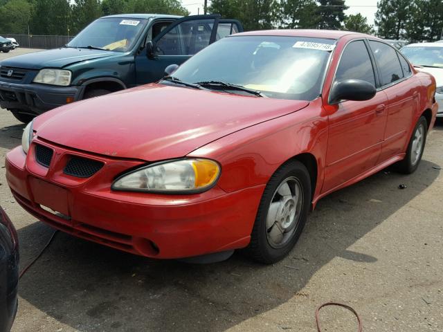 1G2NF52F04M668872 - 2004 PONTIAC GRAND AM S Qırmızı foto 2