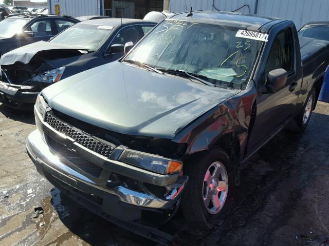 1GCCSCD90A8129568 - 2010 CHEVROLET COLORADO GREEN photo 2