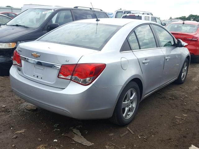 1G1PE5SC5C7100636 - 2012 CHEVROLET CRUZE LT SILVER photo 4