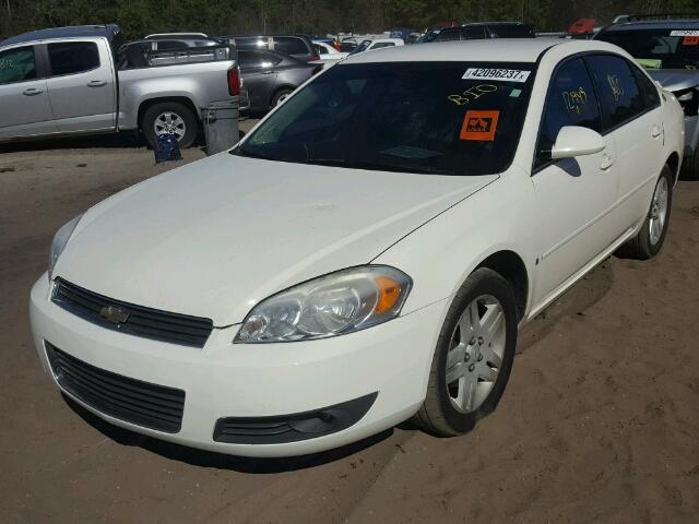 2G1WC58R379243683 - 2007 CHEVROLET IMPALA LT WHITE photo 2