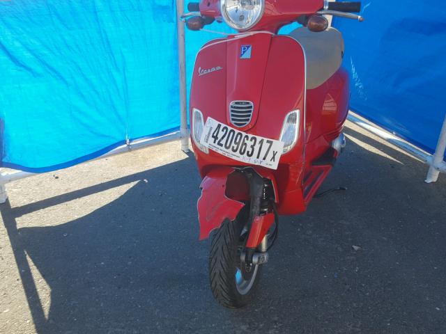 ZAPM688F6D5003452 - 2013 VESPA LX 150IE RED photo 9