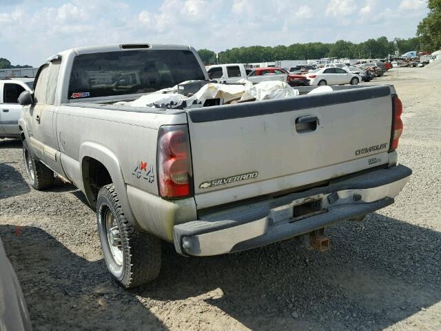 1GCHK29205E289646 - 2005 CHEVROLET SILVERADO BEIGE photo 3