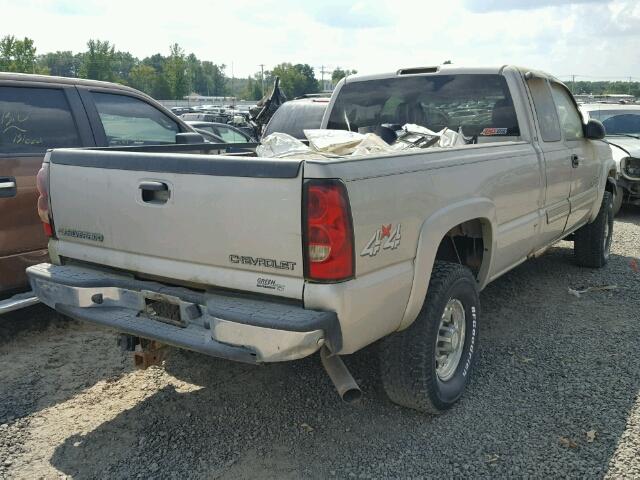 1GCHK29205E289646 - 2005 CHEVROLET SILVERADO BEIGE photo 4