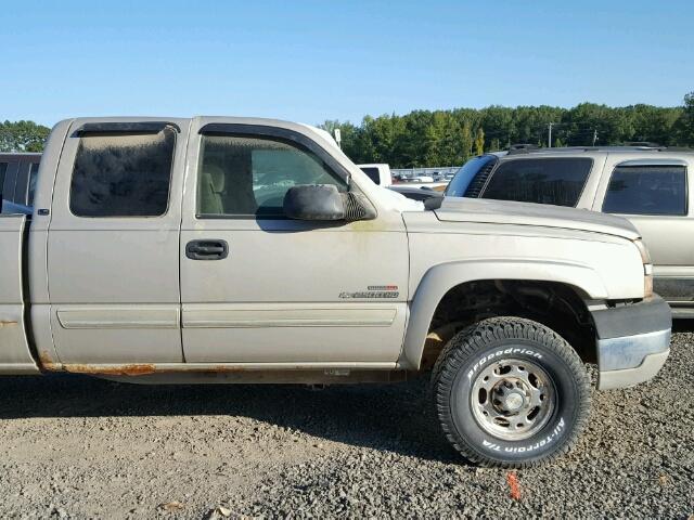 1GCHK29205E289646 - 2005 CHEVROLET SILVERADO BEIGE photo 9