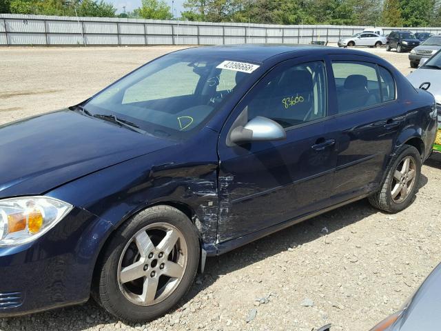 1G1AT58H497270770 - 2009 CHEVROLET COBALT LT BLUE photo 9