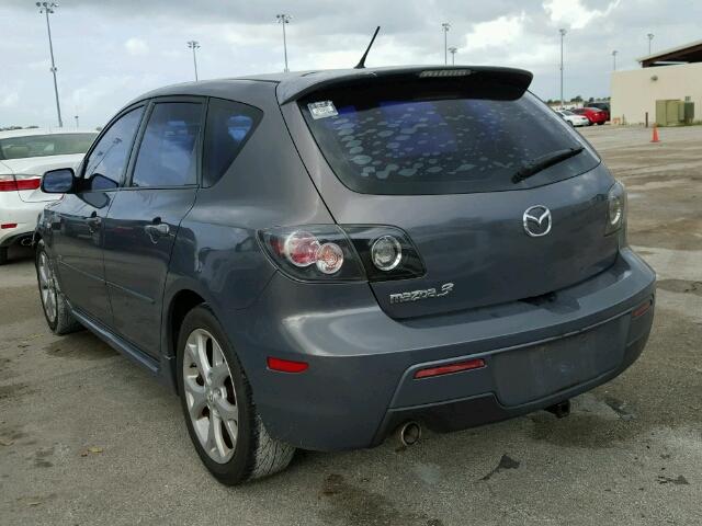 JM1BK143171663689 - 2007 MAZDA 3 GRAY photo 3