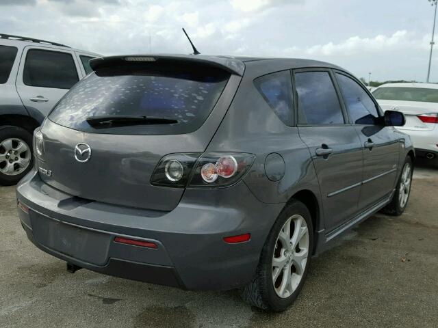 JM1BK143171663689 - 2007 MAZDA 3 GRAY photo 4