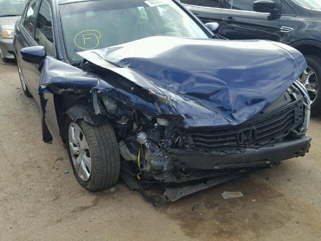 1HGCP26708A160279 - 2008 HONDA ACCORD BLUE photo 9