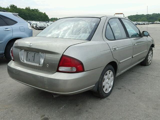 3N1CB51D01L508658 - 2001 NISSAN SENTRA XE GRAY photo 4