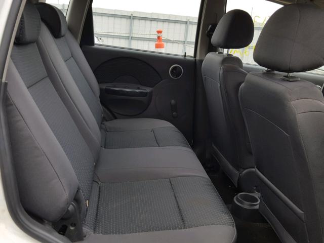 KL1TD666X7B755582 - 2007 CHEVROLET AVEO BASE Blanc photo 6