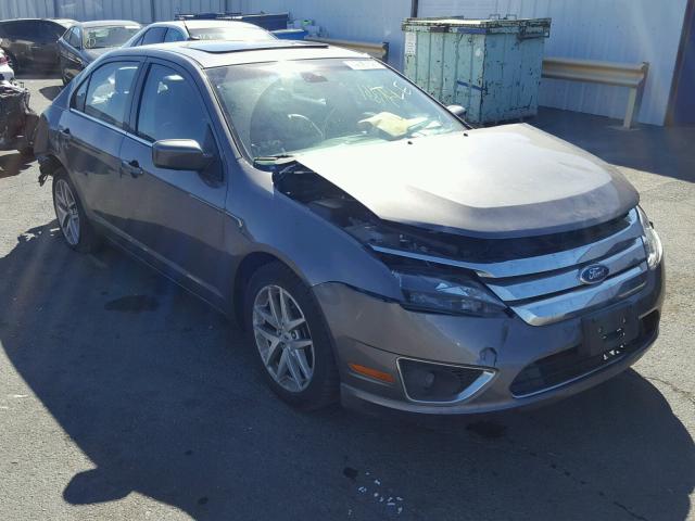 3FAHP0JAXBR319856 - 2011 FORD FUSION SEL GRAY photo 1