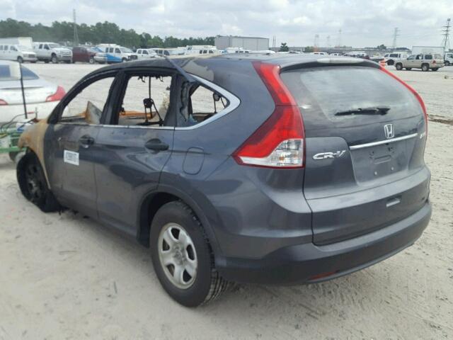 5J6RM4H33EL060310 - 2014 HONDA CR-V LX BURN photo 3