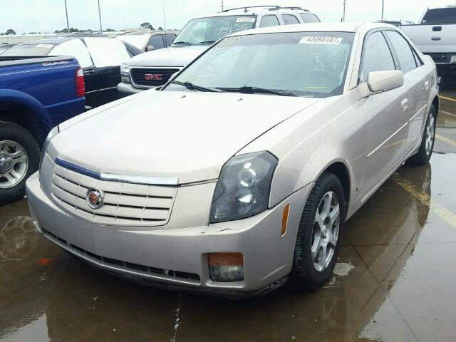 1G6DM57T570163386 - 2007 CADILLAC CTS BEIGE photo 2