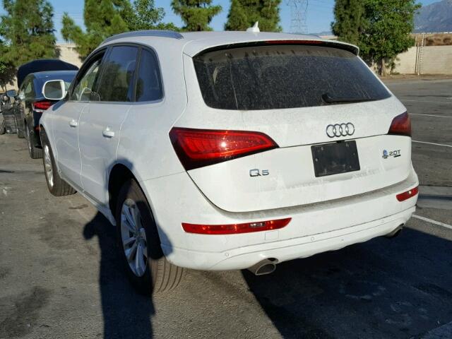 WA1LFAFP5DA084199 - 2013 AUDI Q5 PREMIUM WHITE photo 3