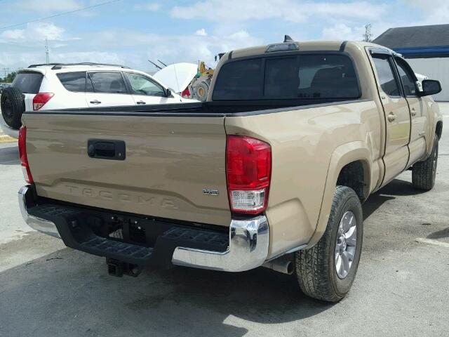 5TFBZ5DN9HX003113 - 2017 TOYOTA TACOMA DOU TAN photo 4