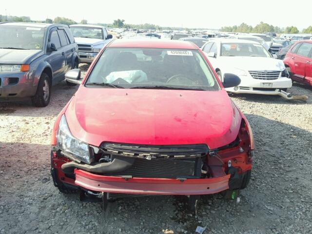 1G1PA5SH3F7295129 - 2015 CHEVROLET CRUZE LS RED photo 9