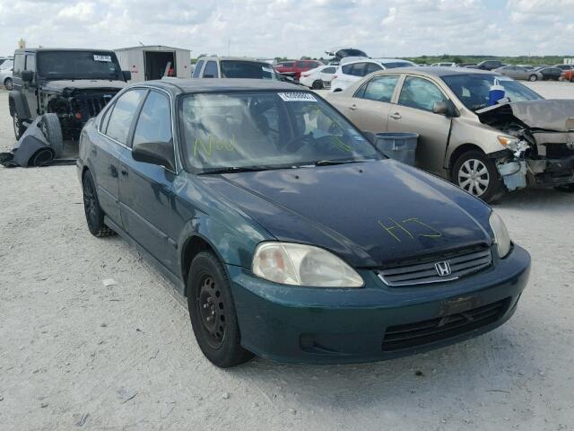 1HGEJ6677XL029354 - 1999 HONDA CIVIC LX GREEN photo 1