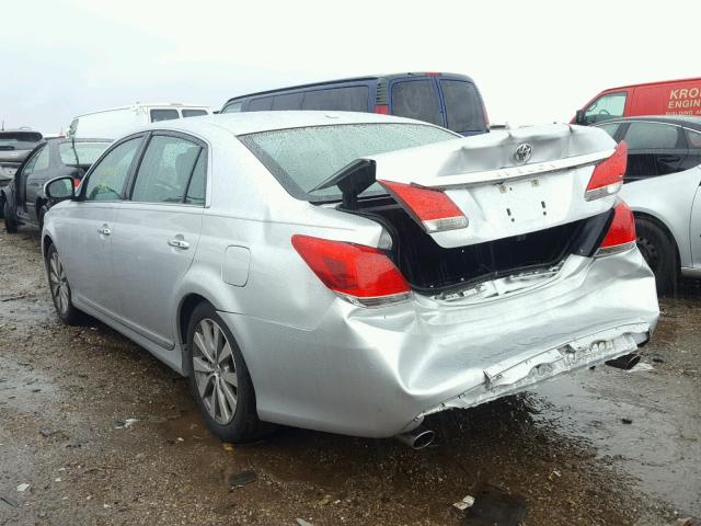 4T1BK3DB7BU416599 - 2011 TOYOTA AVALON BAS SILVER photo 3