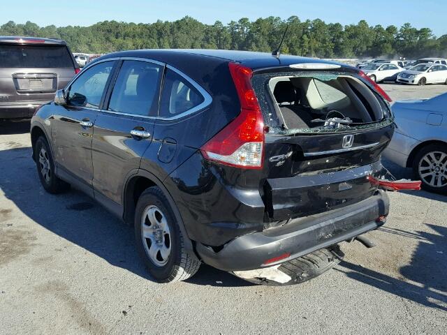 3CZRM3H31DG703677 - 2013 HONDA CR-V BLACK photo 3