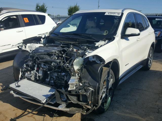 WBXHT3Z31J4A66727 - 2018 BMW X1 XDRIVE2 WHITE photo 2