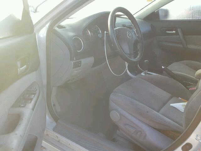 1YVHP80C085M10197 - 2008 MAZDA 6 SILVER photo 9