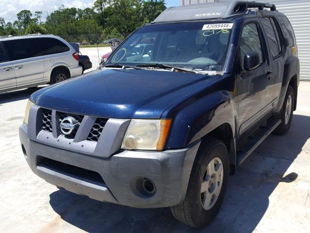 5N1AN08W16C515669 - 2006 NISSAN XTERRA BLUE photo 2