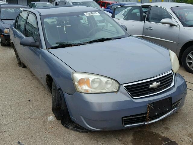 1G1ZS58F78F126607 - 2008 CHEVROLET MALIBU LS Көк фото 1