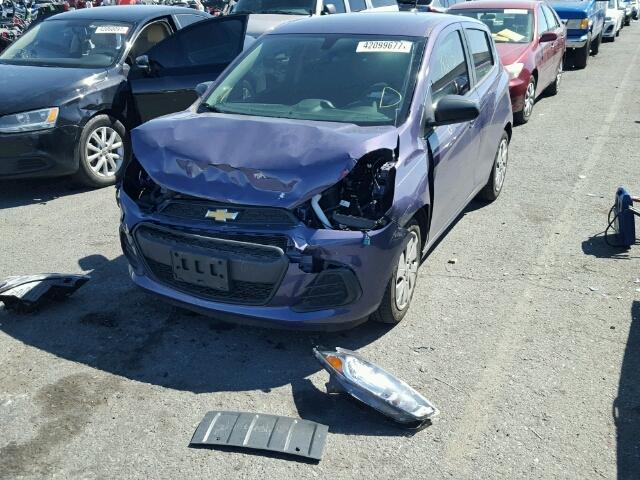 KL8CB6SA2HC737171 - 2017 CHEVROLET SPARK LS PURPLE photo 2