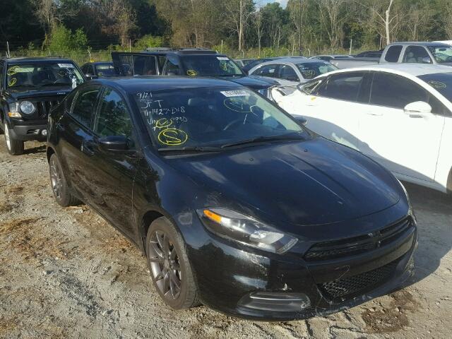 1C3CDFAAXGD529930 - 2016 DODGE DART BLACK photo 1