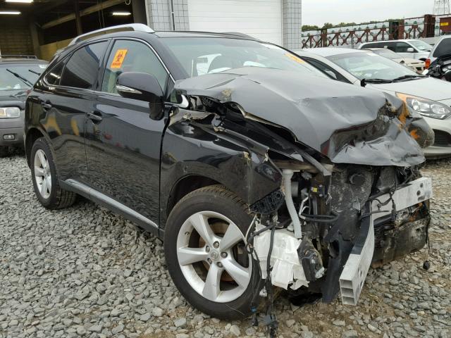 2T2BK1BA0CC128114 - 2012 LEXUS RX 350 BLACK photo 1