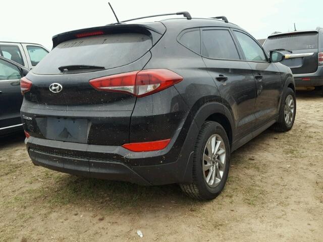 KM8J33A4XGU242467 - 2016 HYUNDAI TUCSON BLACK photo 4