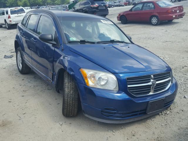 1B3HB48A19D209174 - 2009 DODGE CALIBER SX BLUE photo 1