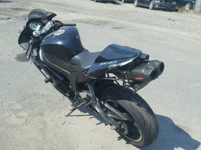 JKAZX4P147A024406 - 2007 KAWASAKI ZX600 P BLACK photo 3