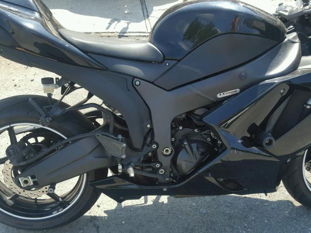 JKAZX4P147A024406 - 2007 KAWASAKI ZX600 P BLACK photo 7