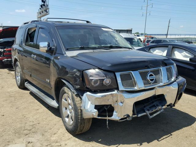 5N1BA08C87N701673 - 2007 NISSAN ARMADA SE BLACK photo 1