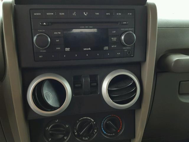 1J4FA54118L536080 - 2008 JEEP WRANGLER S Կարմիր լուսանկար 9